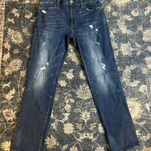 American Eagle Outfitters Men's Dark Blue Skinny Jeans